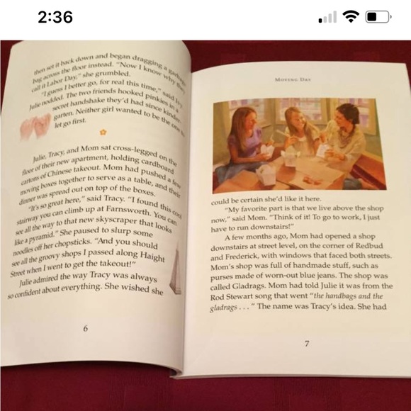 American Girl Paperback Books (Meet Julie/Tells Her Story) - Picture 6 of 11